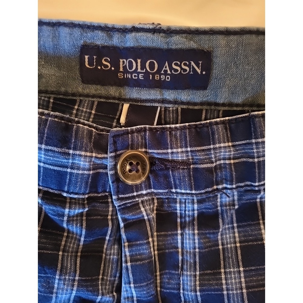 U.S.Polo Assn Plaid Shorts Size 36